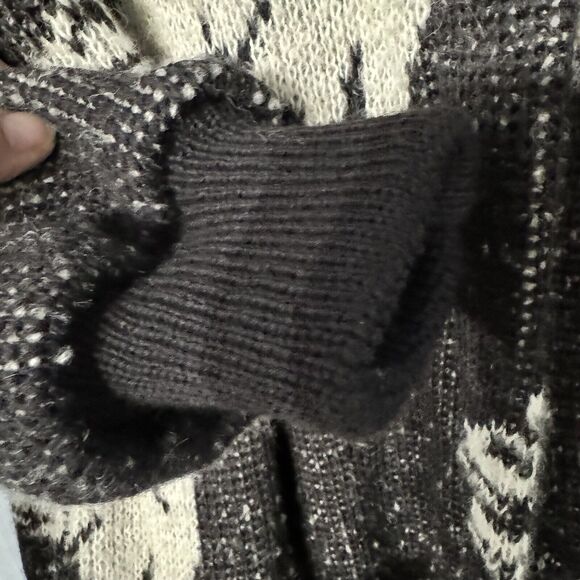 Tundra Full Zip Women's Med Heavy Wool Lined Polar Bear Jacket Y2K Parka - Picture 4 of 11